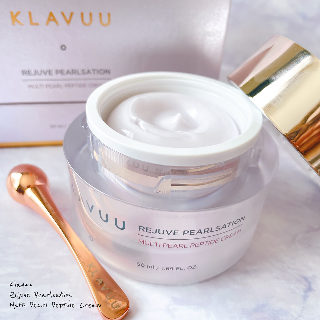 レジュブパールセーションマルチペプチドクリーム/KLAVUU/フェイスクリームを使ったクチコミ（1枚目）