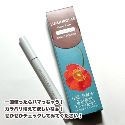 ベルベットライナー/LUMIURGLAS/リキッドアイライナーを使ったクチコミ(7枚目)
