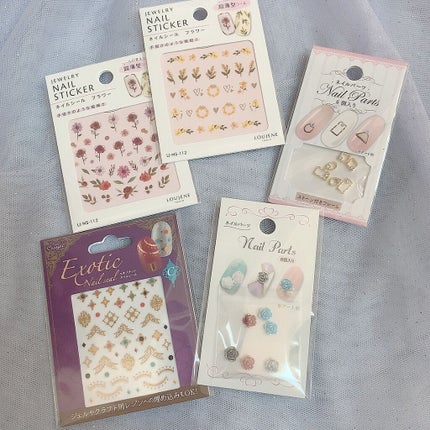 ネイルシール/セリア/ネイルシールを使ったクチコミ(1枚目)