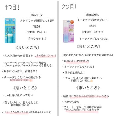 日焼け止めミスト SPF35 PA+++/無印良品/日焼け止め・UVケアを使ったクチコミ（3枚目）