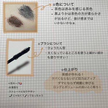 Volume＆curl Mascara BLACK/Style by Aiahn/マスカラを使ったクチコミ（2枚目）