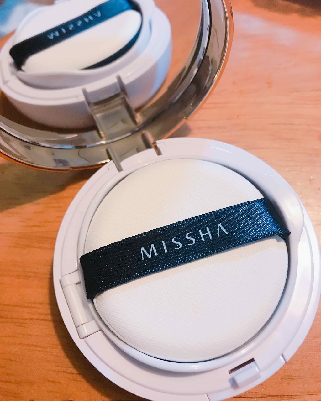 M クッション ファンデーション(モイスチャー)/MISSHA/クッションファンデーションを使ったクチコミ（2枚目）