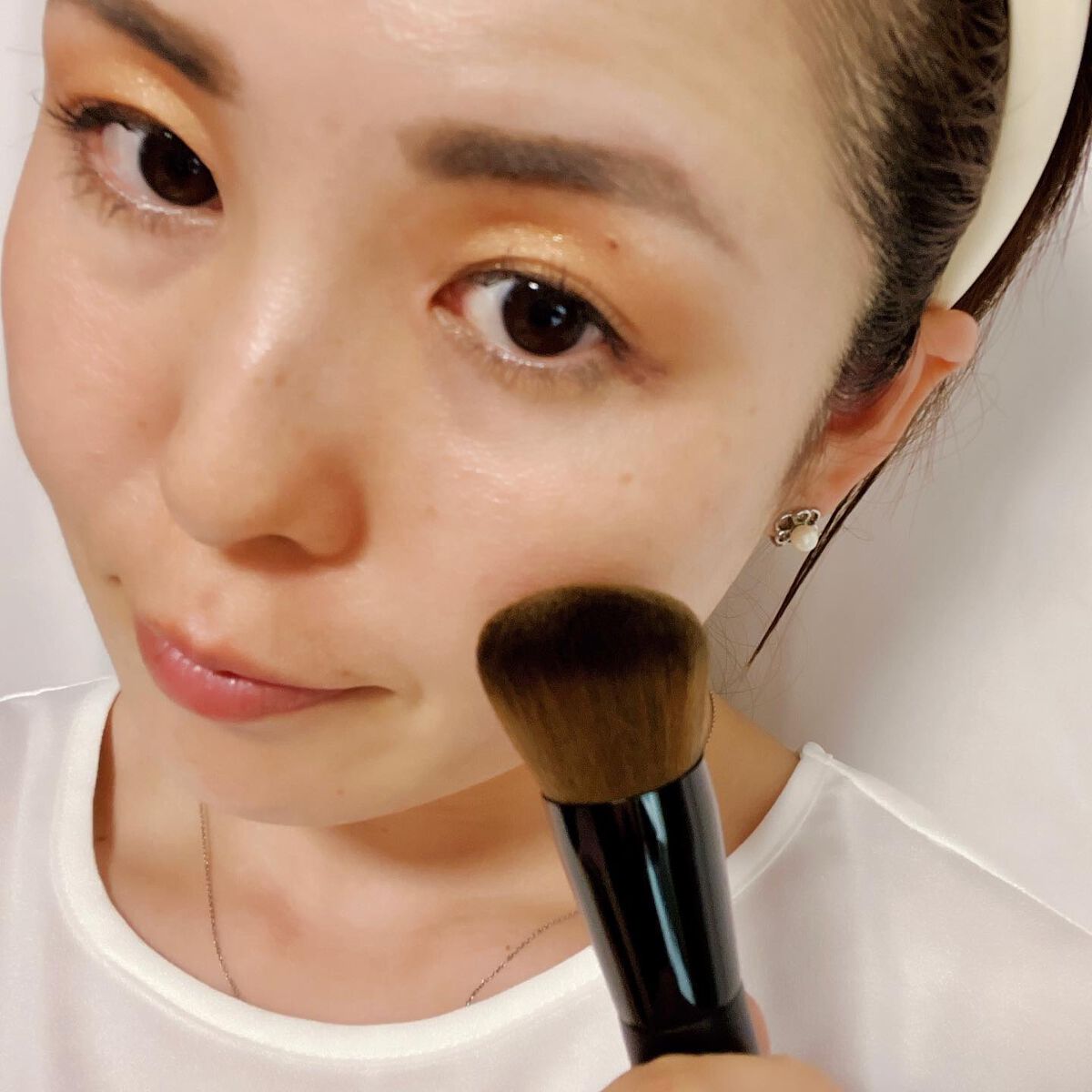 メイクアップブラシ(No.008)/セフィーヌ/メイクブラシを使ったクチコミ(6枚目)