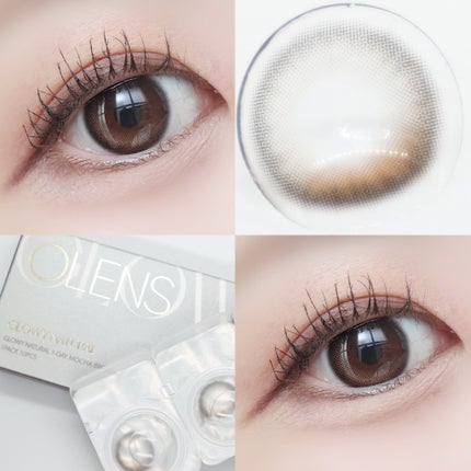 Glowy Natural 1Day モカブラウン/OLENS/カラーコンタクトレンズを使ったクチコミ(3枚目)