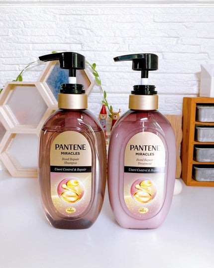 ミラクルズ うねりコントロール&リペア ボンドリペア シャンプー/トリートメント/パンテーン/市販シャンプーを使ったクチコミ(4枚目)