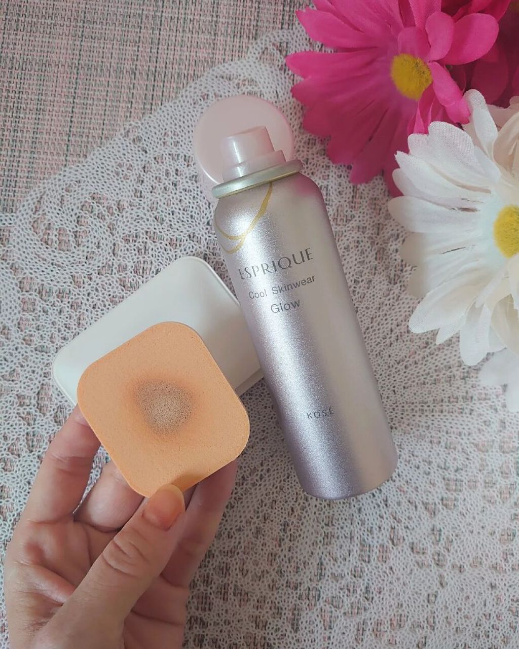 クールスキンウェアグロウ 01 ピンクベージュ/ESPRIQUE/化粧下地を使ったクチコミ（3枚目）