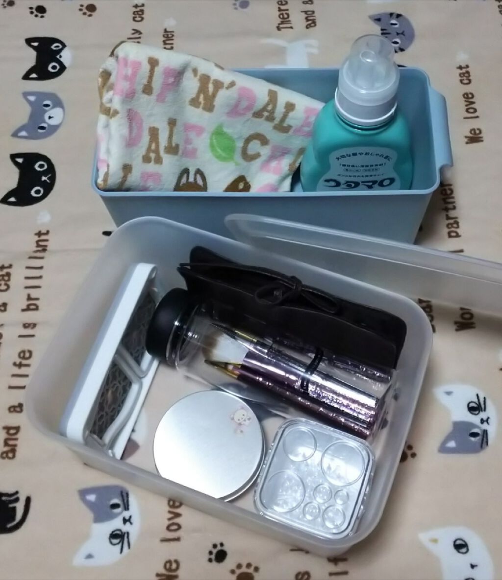 メイクブラシスタンド/セリア/その他化粧小物を使ったクチコミ（1枚目）