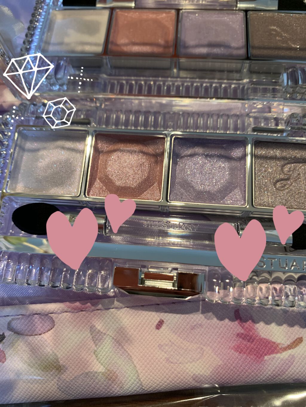 エターナルクチュール アイズ シマー ペタルグロウ/JILL STUART/アイシャドウパレットを使ったクチコミ（1枚目）