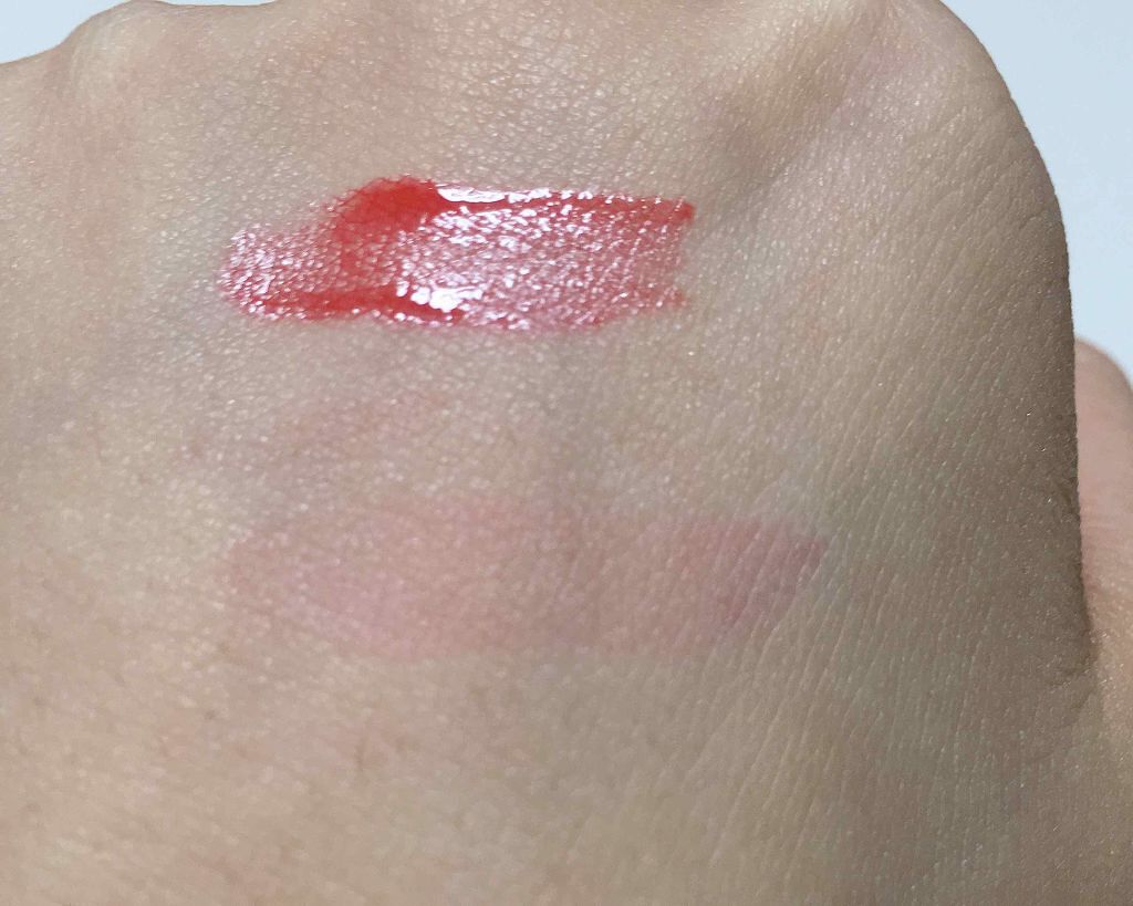 ディアダーリン ウォータージェルティント （アイスティント）/ETUDE/口紅を使ったクチコミ（2枚目）