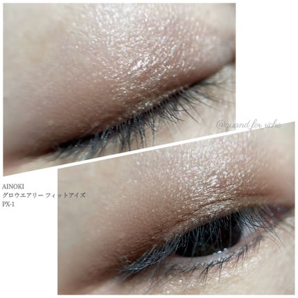グロウエアリーフィットアイズ/AINOKI/アイシャドウパレットを使ったクチコミ(10枚目)