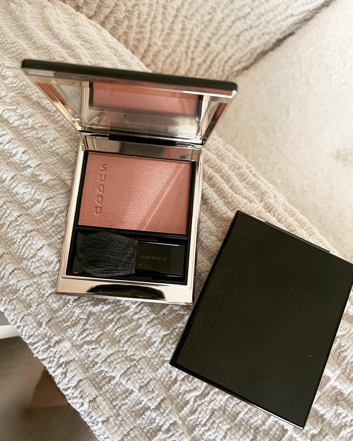 メルティング パウダー ブラッシュ/SUQQU/パウダーチークを使ったクチコミ（1枚目）