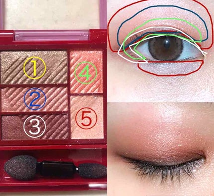 トリプルレシピアイズ/インテグレート/アイシャドウパレットを使ったクチコミ(3枚目)