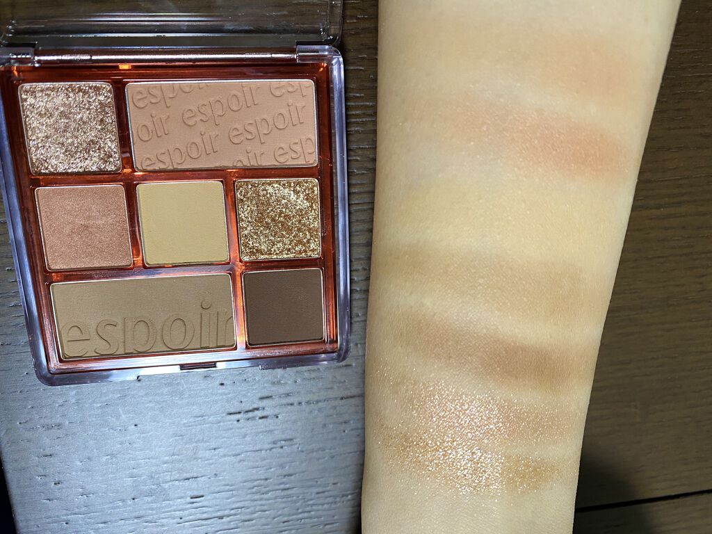 ハーシー プレイカラーアイズミニ/ETUDE/アイシャドウパレットを使ったクチコミ（3枚目）