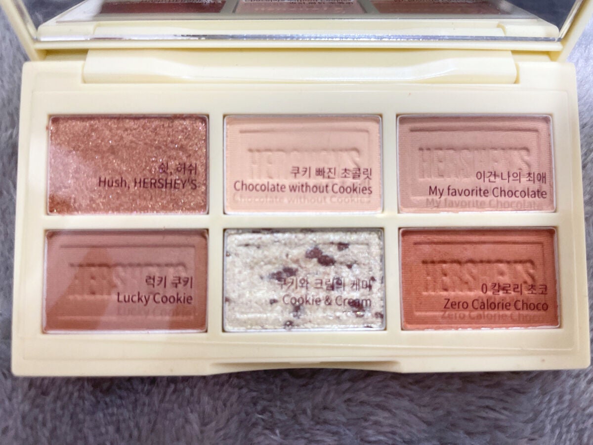 ハーシー プレイカラーアイズミニ/ETUDE/アイシャドウパレットを使ったクチコミ(2枚目)