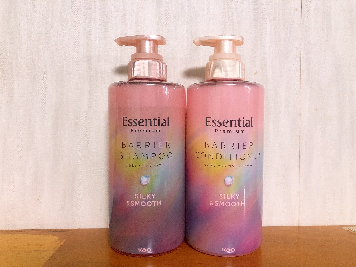 エッセンシャルプレミアム バリアシャンプー・コンディショナー シルキー＆スムース/エッセンシャル/市販シャンプーを使ったクチコミ（2枚目）