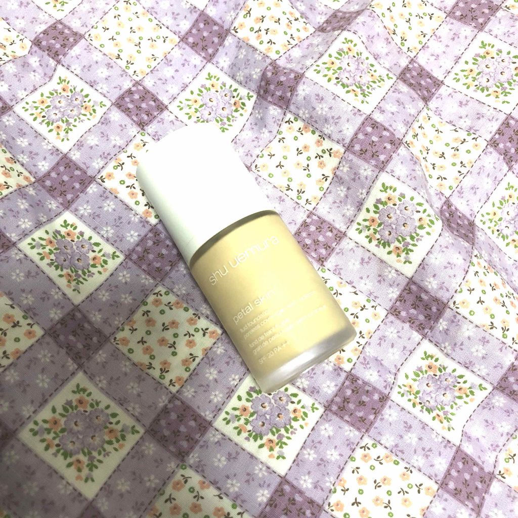 ペタルスキン フルイド ファンデーション/shu uemura/リキッドファンデーションを使ったクチコミ(1枚目)