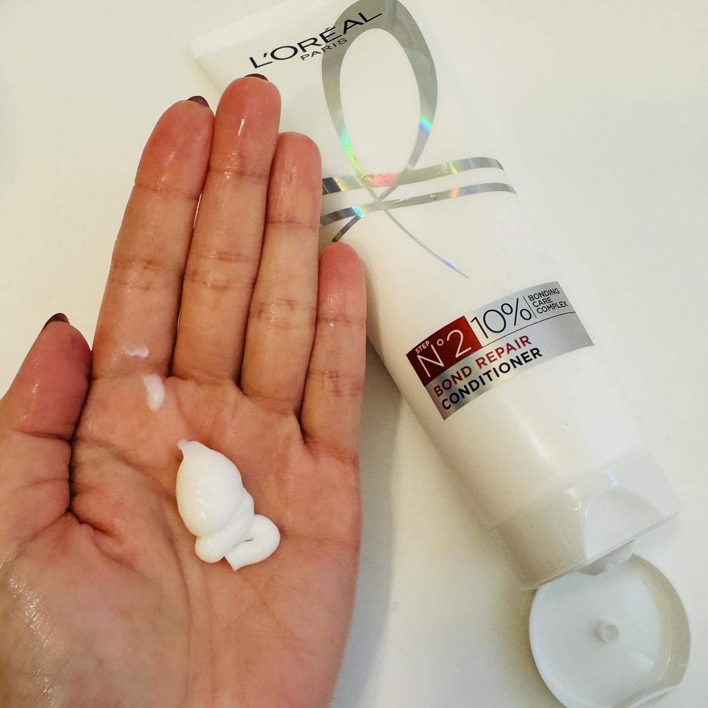 ロレアル パリ ボンド リペア シャンプー／コンディショナー シャンプー 440ml/ロレアル パリ/市販シャンプーを使ったクチコミ（3枚目）