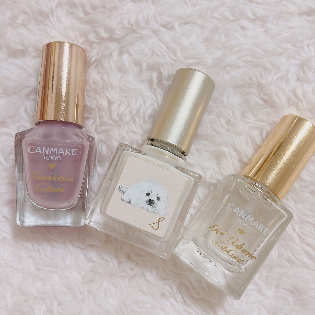 ジェルボリュームトップコート/キャンメイク/ネイルトップコートを使ったクチコミ（2枚目）