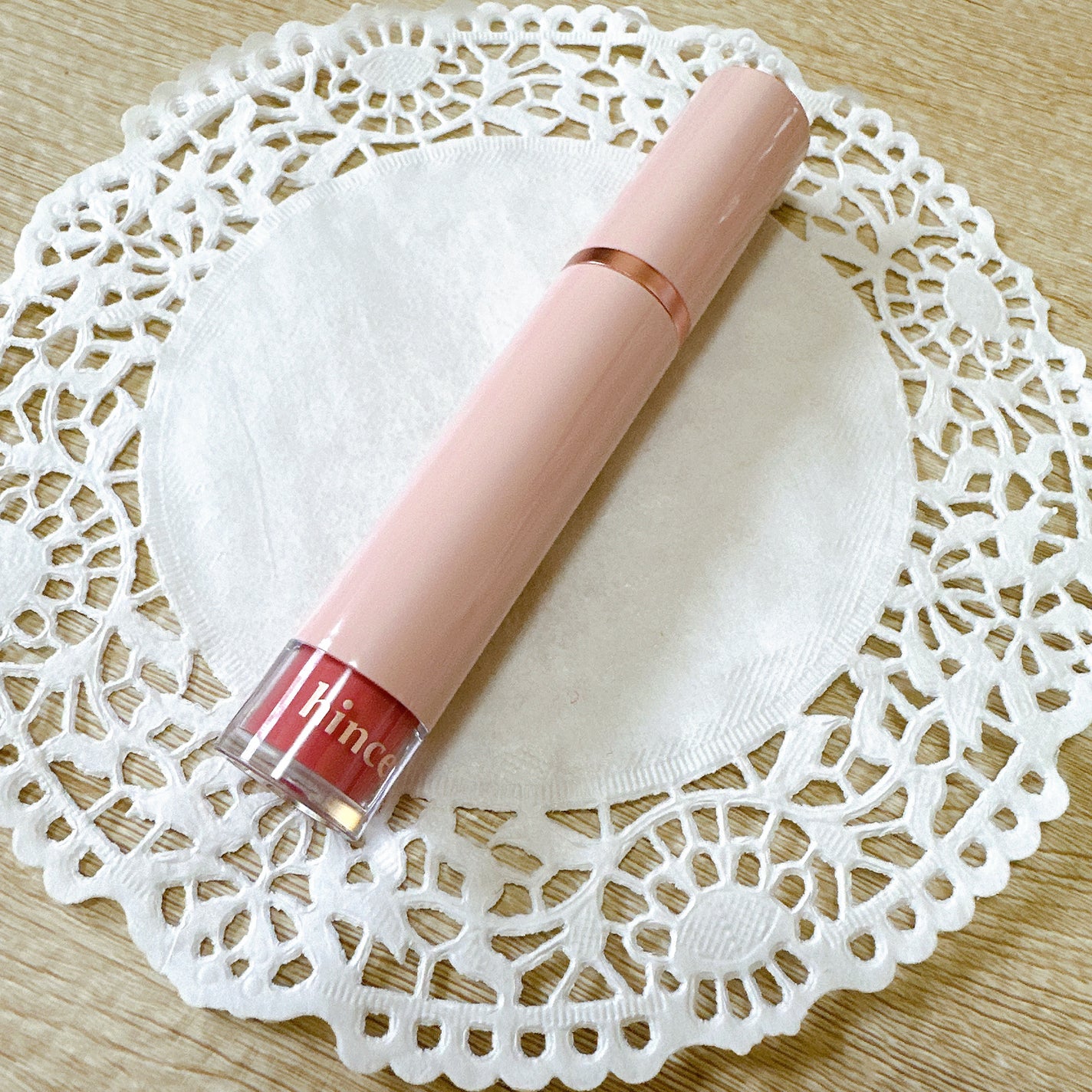 ムードインハンサーウォーターリキッドグロウ/hince/口紅を使ったクチコミ(2枚目)