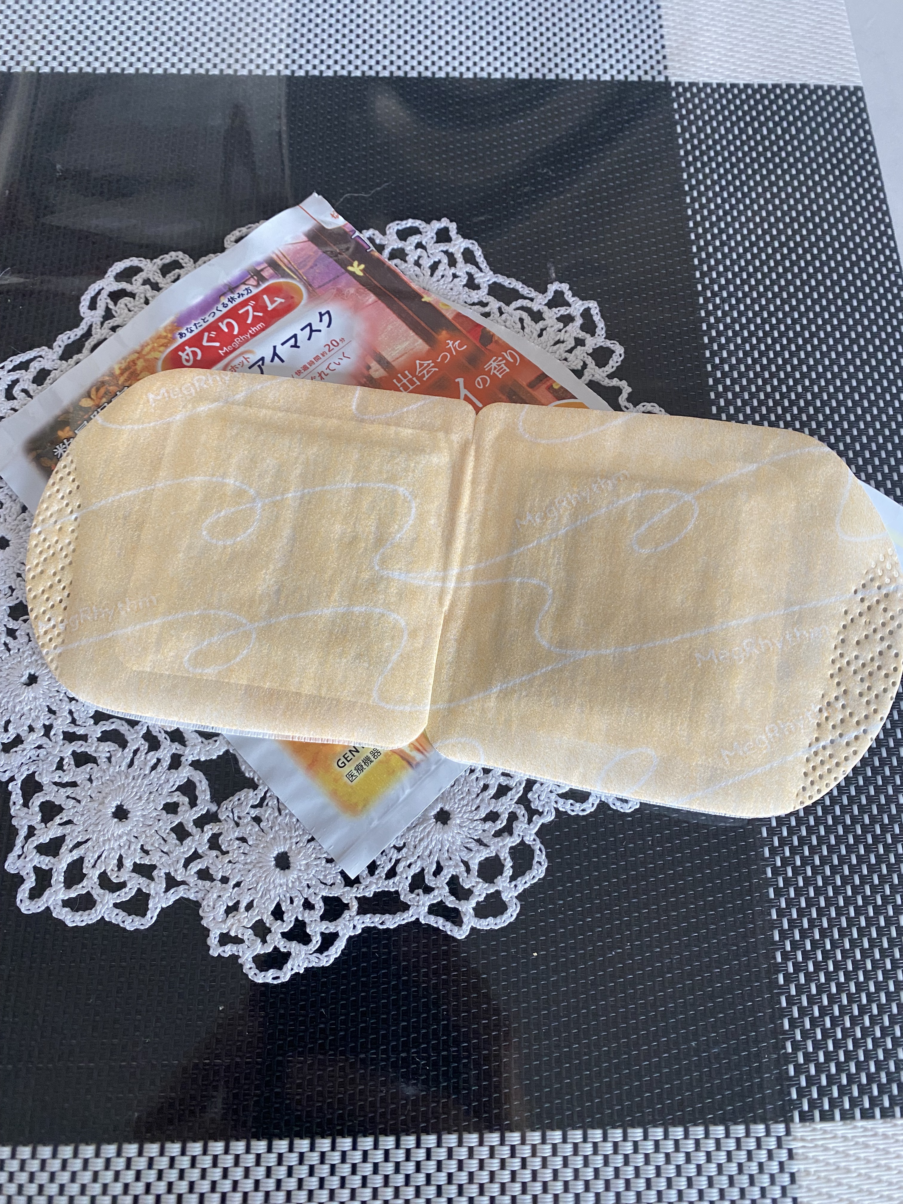 めぐりズム 蒸気でホットアイマスク あの日道端で出会った キンモクセイの香り/めぐりズム/ホットアイマスクを使ったクチコミ（3枚目）