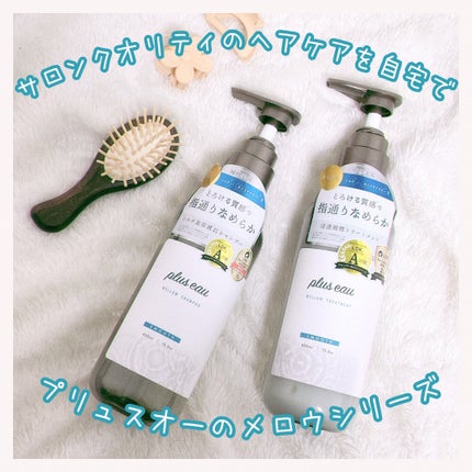 メロウシャンプー/メロウトリートメント/plus eau/市販シャンプーを使ったクチコミ(1枚目)