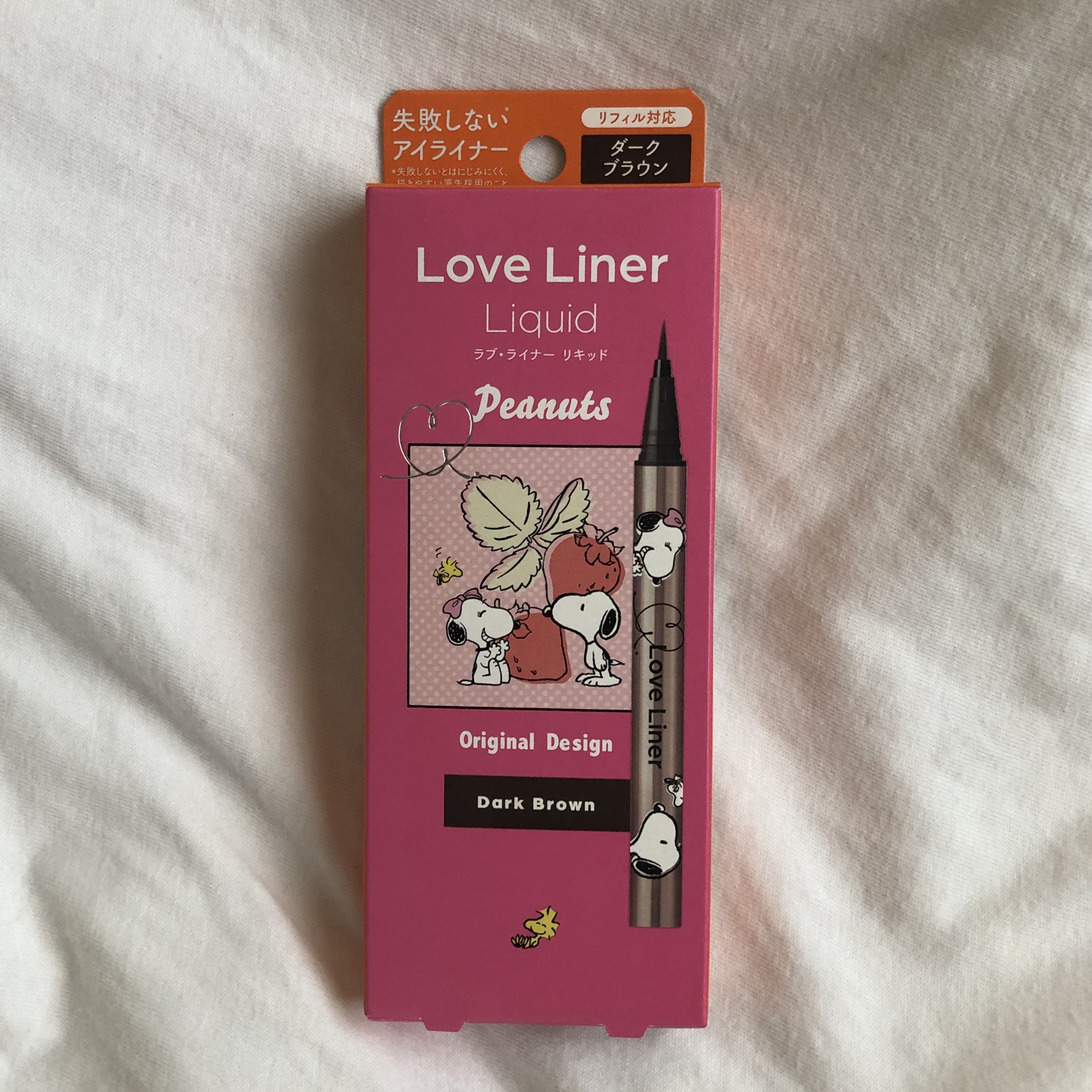 リキッドアイライナーR4 ダークブラウン(スヌーピーデザイン)/ラブ・ライナー/リキッドアイライナーを使ったクチコミ（1枚目）