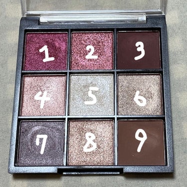 UR GLAM　BLOOMING EYE COLOR PALETTE/U R GLAM/パウダーアイシャドウを使ったクチコミ（2枚目）