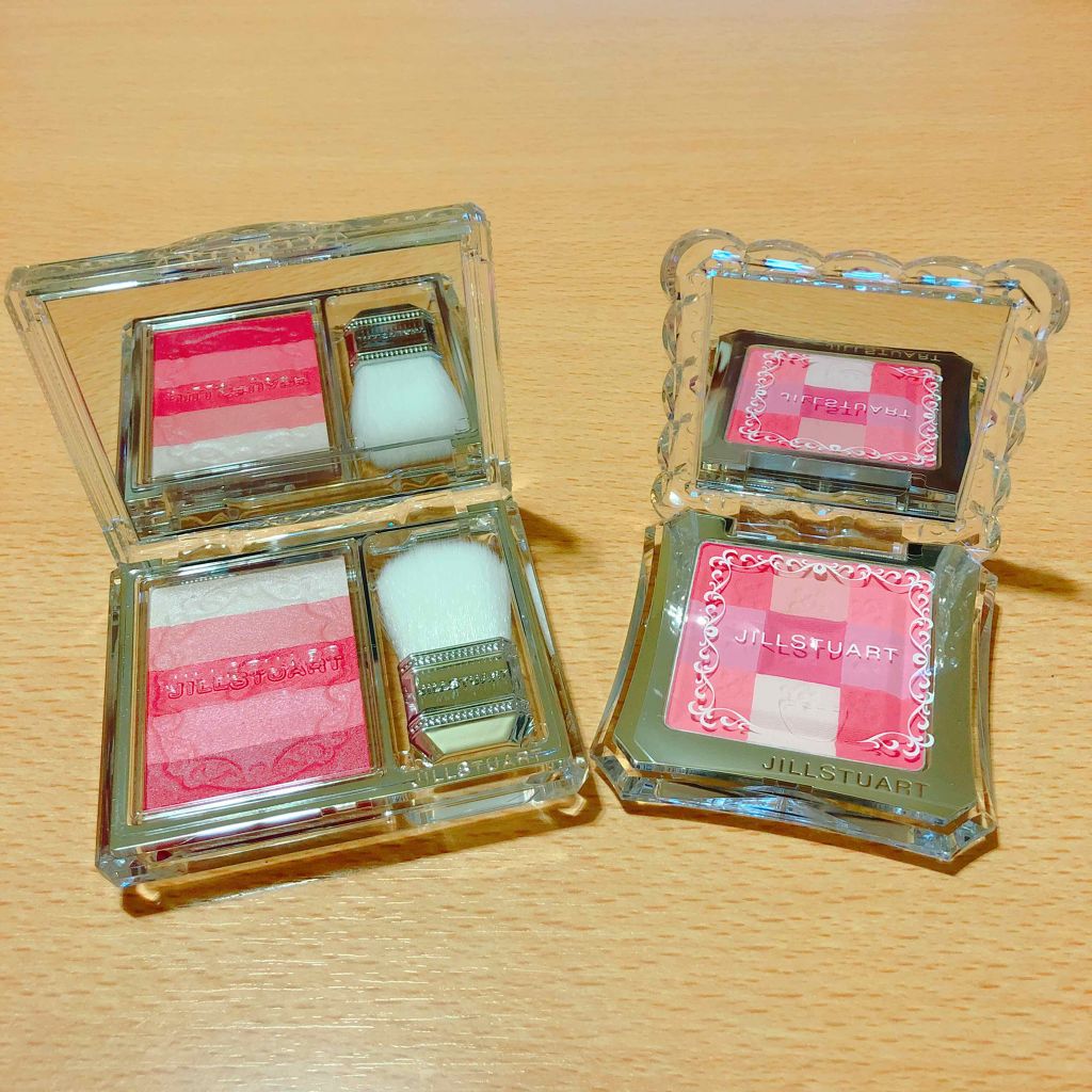 ブルーミングデュー オイルインブラッシュ/JILL STUART/パウダーチークを使ったクチコミ（1枚目）