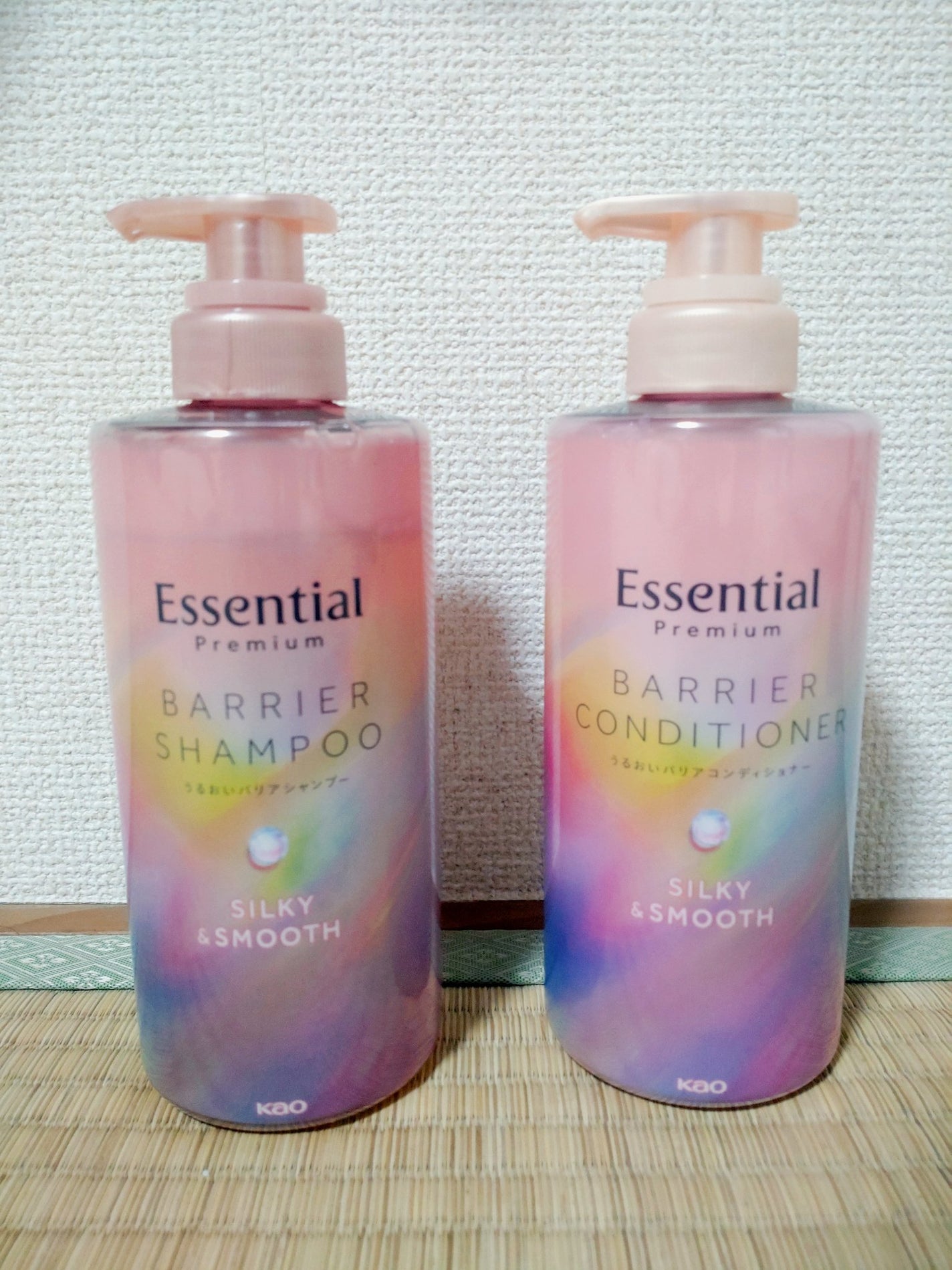 エッセンシャルプレミアム バリアシャンプー・コンディショナー シルキー&スムース/エッセンシャル/市販シャンプーを使ったクチコミ(1枚目)