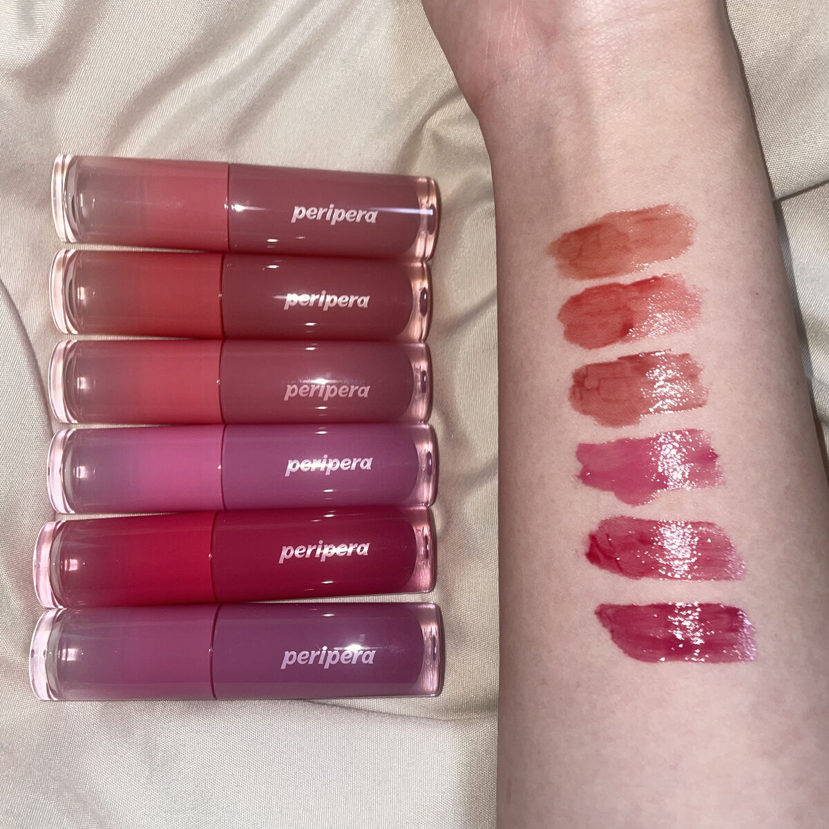 ペリペラ インク ムード グロイ ティント/PERIPERA/リップティントを使ったクチコミ（3枚目）