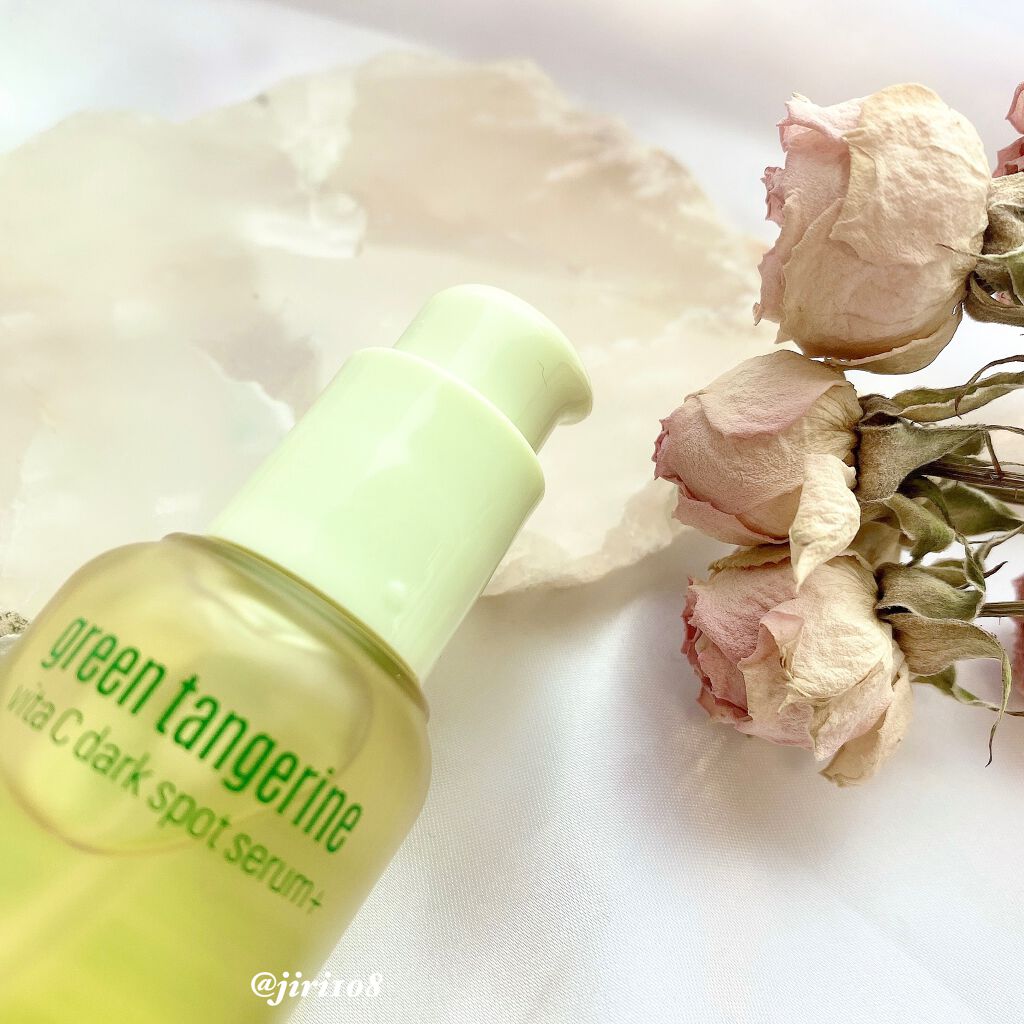 グリーンタンジェリン ビタC ダークスポットケアセラム/goodal/美容液を使ったクチコミ（2枚目）