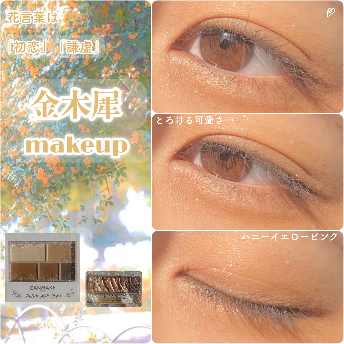 パーフェクトマルチアイズ/キャンメイク/アイシャドウパレットを使ったクチコミ（1枚目）