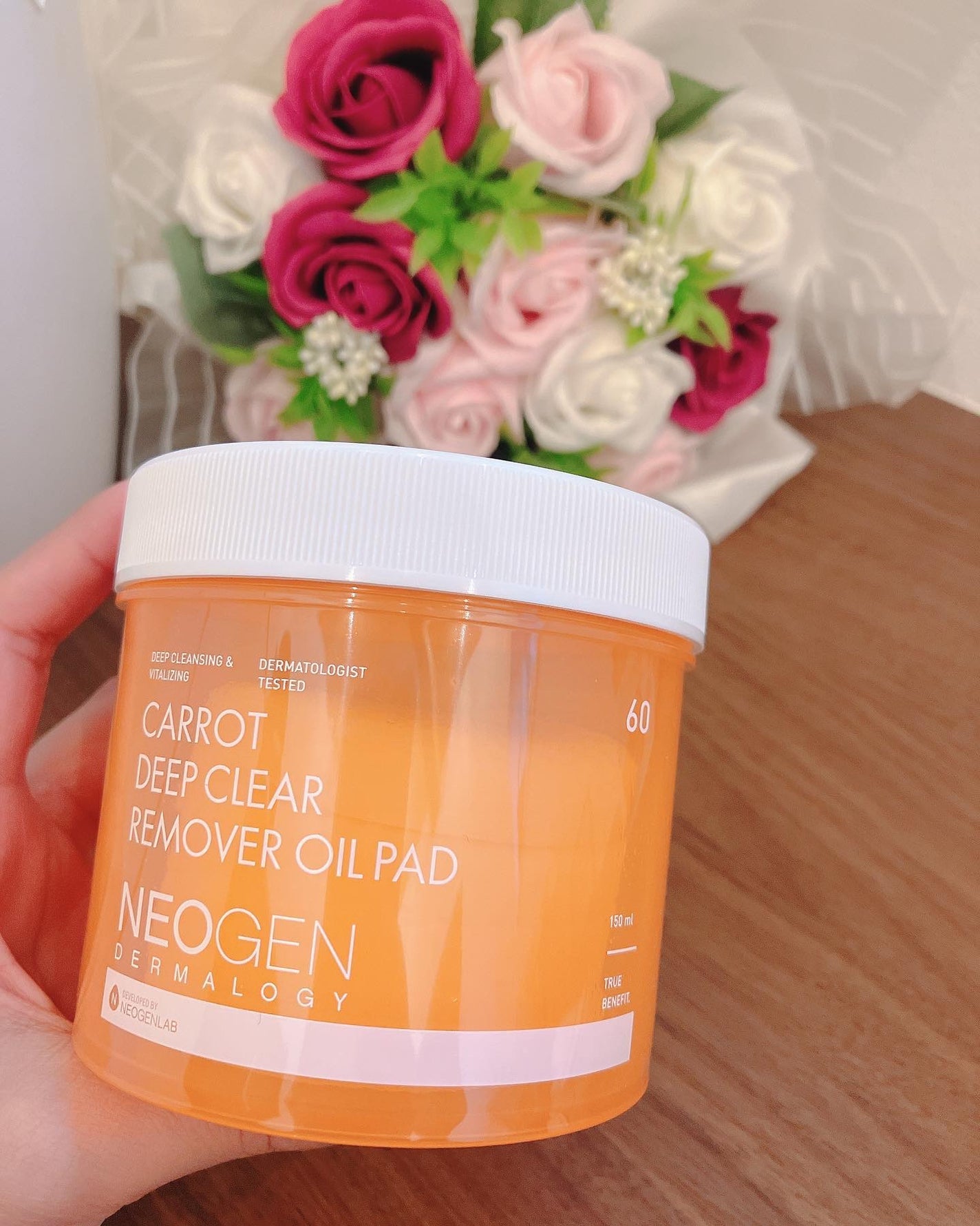 キャロットディープクリアリムーバーオイルパッド/NEOGEN/トナーパッドを使ったクチコミ(2枚目)