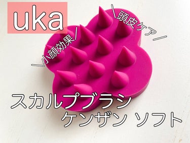 uka scalp brush kenzan uka scalp brush kenzan soft/uka/頭皮ケアを使ったクチコミ（1枚目）