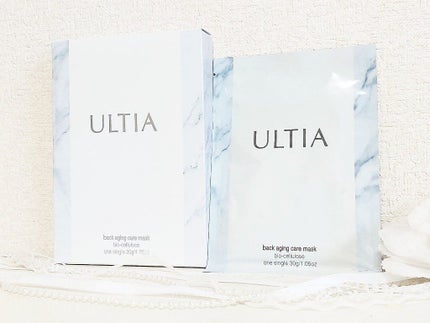 back aging care mask/ULTIA/シートマスク・パックを使ったクチコミ(1枚目)