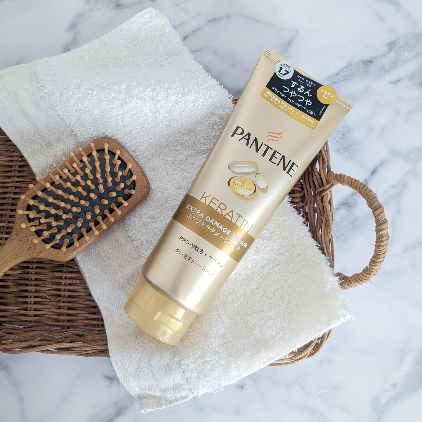 エクストラダメージリペア 洗い流すトリートメント 300g/パンテーン/洗い流すヘアトリートメントを使ったクチコミ（1枚目）