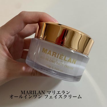 MARIELAN オールインワン フェイスクリーム のクチコミ「⁡
＼MARILAN マリエラン 
オールインワン フェイスクリーム ／
⁡
こちらは、化粧水.....」（2枚目）