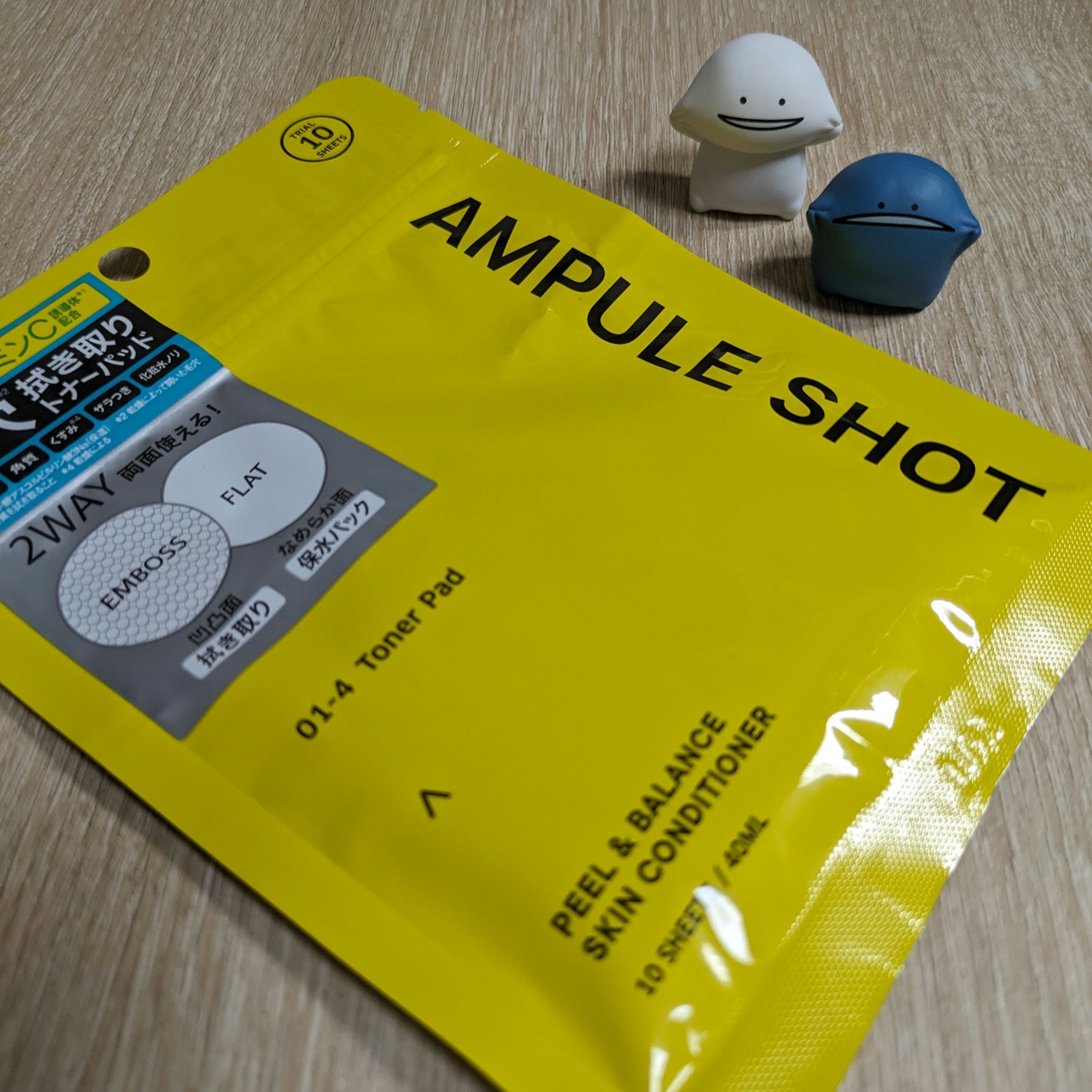 ピール&バランス スキンコンディショナー トナーパッド トライアル10枚入り （40mL）/AMPULE SHOT/ピーリングを使ったクチコミ（2枚目）