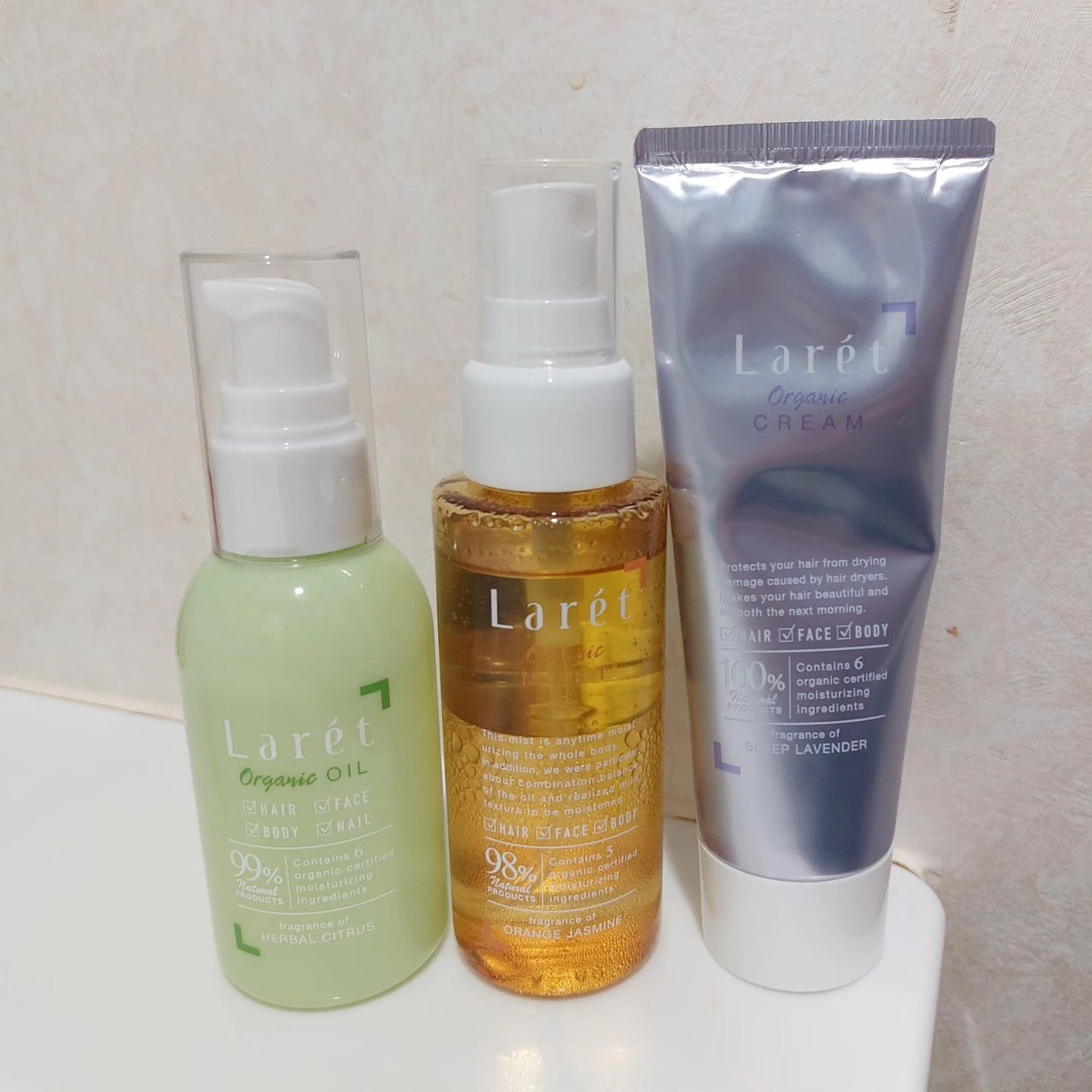 オーガニックミスト/Laret/ミスト状化粧水を使ったクチコミ(1枚目)