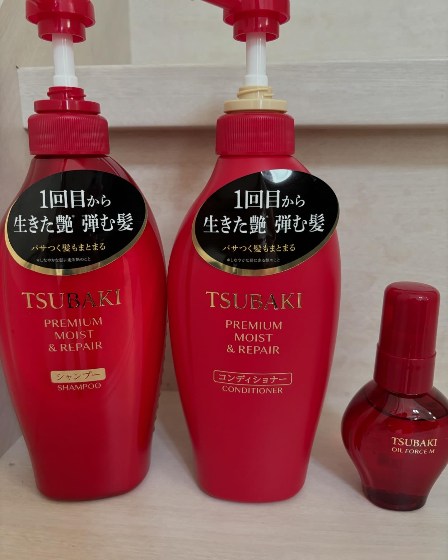 TSUBAKI プレミアム モイスト＆リペア シャンプー/コンディショナー/TSUBAKI/市販シャンプーを使ったクチコミ（1枚目）
