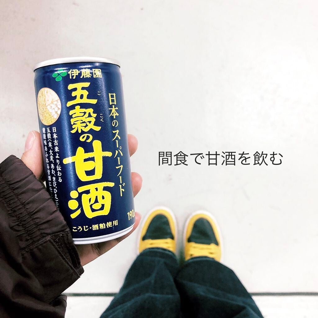 うぇるかま on LIPS 「────────────伊藤園五穀甘酒────────────..」(1枚目)