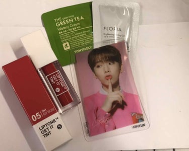 TONYMOLY×MONSTA X   Liptone Get It Tint S/TONYMOLY/口紅を使ったクチコミ（2枚目）