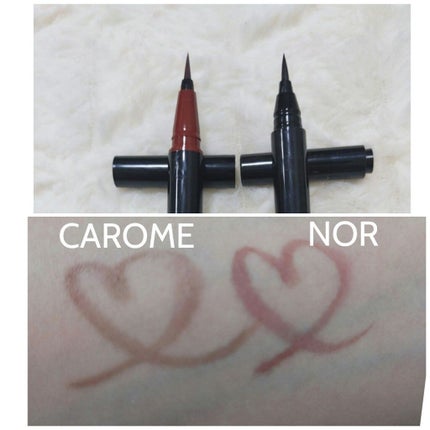 NOR.(ノール) AIRFIT LINER/NOR./リキッドアイライナーを使ったクチコミ(2枚目)