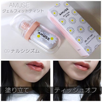 ジェルフィットティント 09 ナルシシズム/AMUSE/リップティントの画像