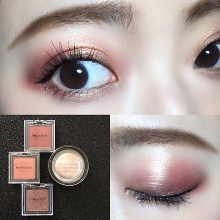 mari_loves_beauty on LIPS 「#今日のメイク.くすみピンクで春メイク💄今週やっと桜が満開にな..」(2枚目)