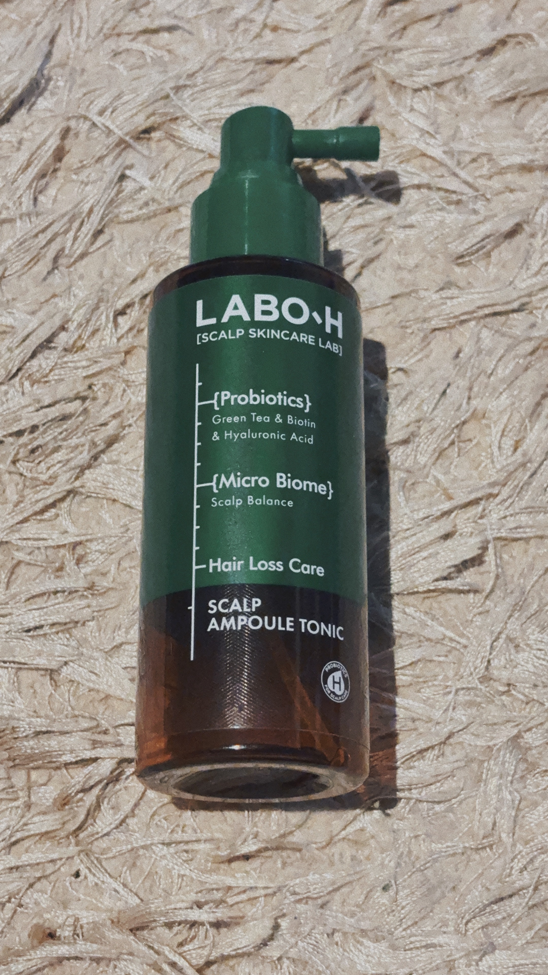 頭皮強化アンプルトニック脱毛症状緩和 100ml/LABO-H/頭皮トリートメントを使ったクチコミ（1枚目）