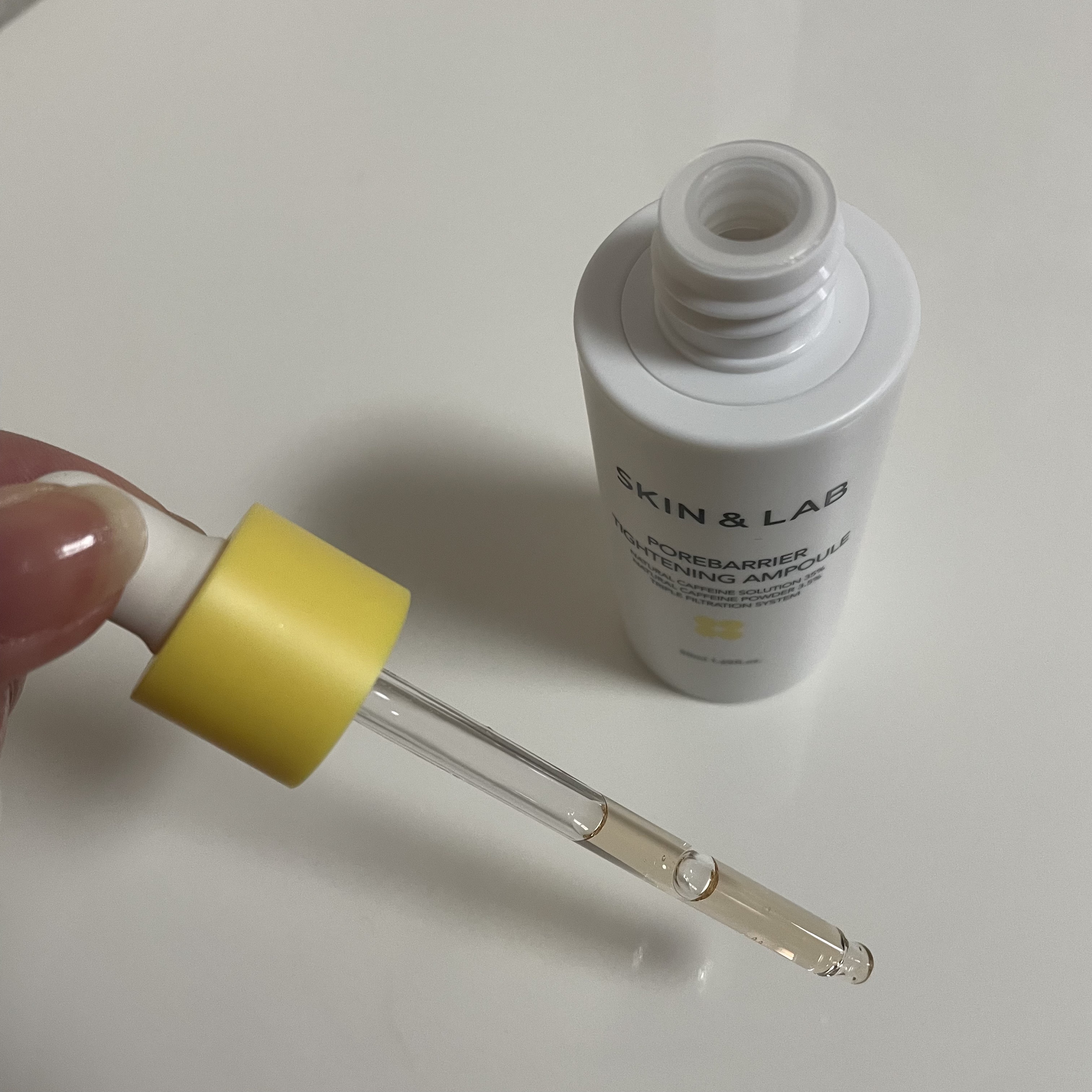 ポアバリアタイトニングアンプル/SKIN&LAB/美容液を使ったクチコミ（2枚目）