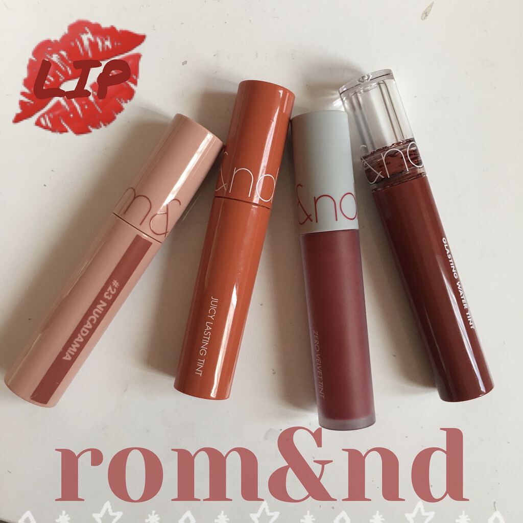 グラスティングウォーターティント/rom&nd/リップティントを使ったクチコミ（1枚目）