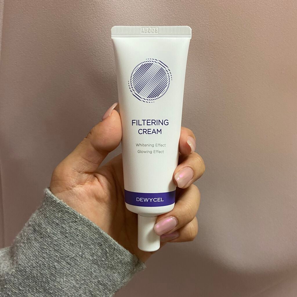 フィルタリングクリーム/DEWYCEL/日焼け止めクリームを使ったクチコミ(1枚目)
