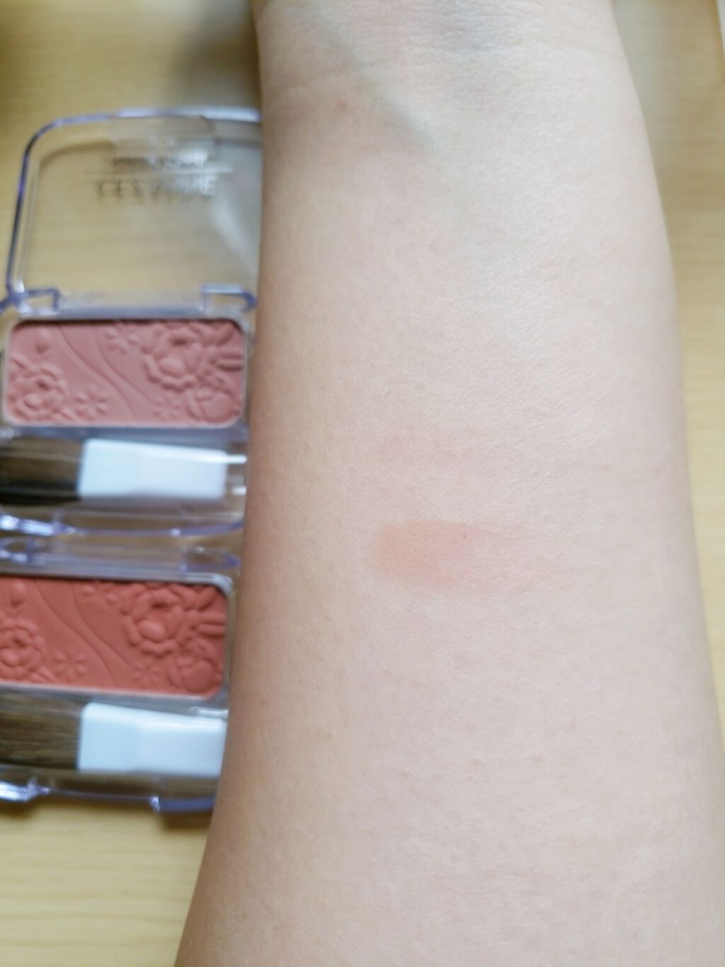 ナチュラル チークN/CEZANNE/パウダーチークを使ったクチコミ(3枚目)